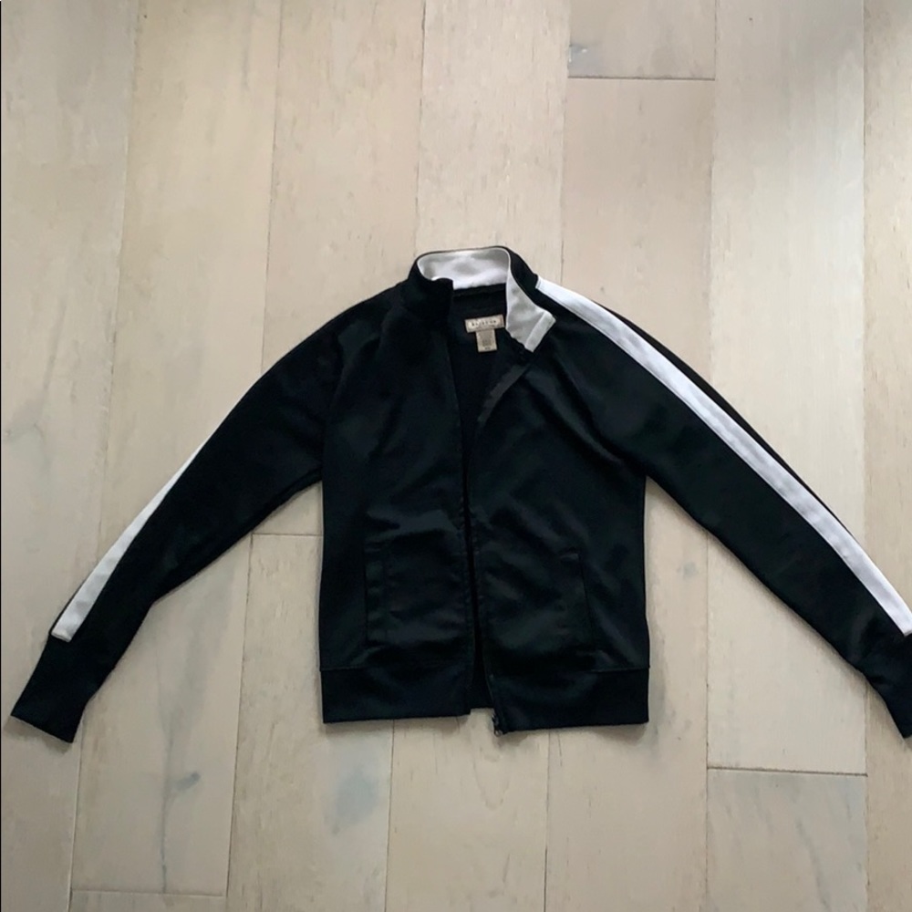 Black light athletic jacket